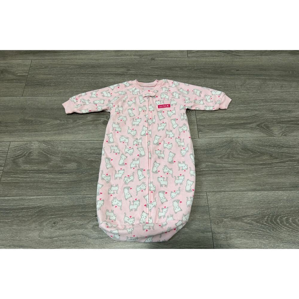 Child of Mine By Carters Baby Girls Fleece Sleep Bag (0-9 Months Kittens)